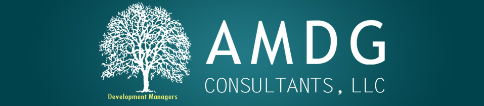 A teal background with the name amira consulting written in white.