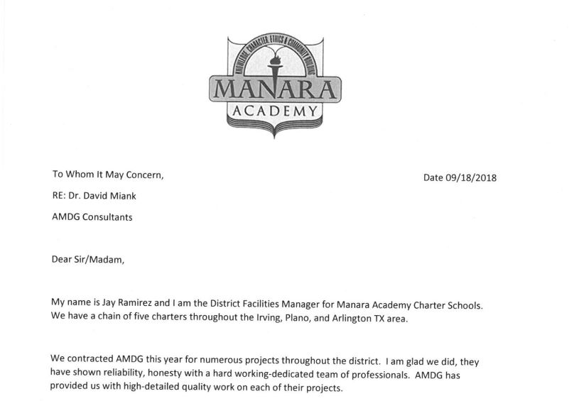 A letter from the manara academy